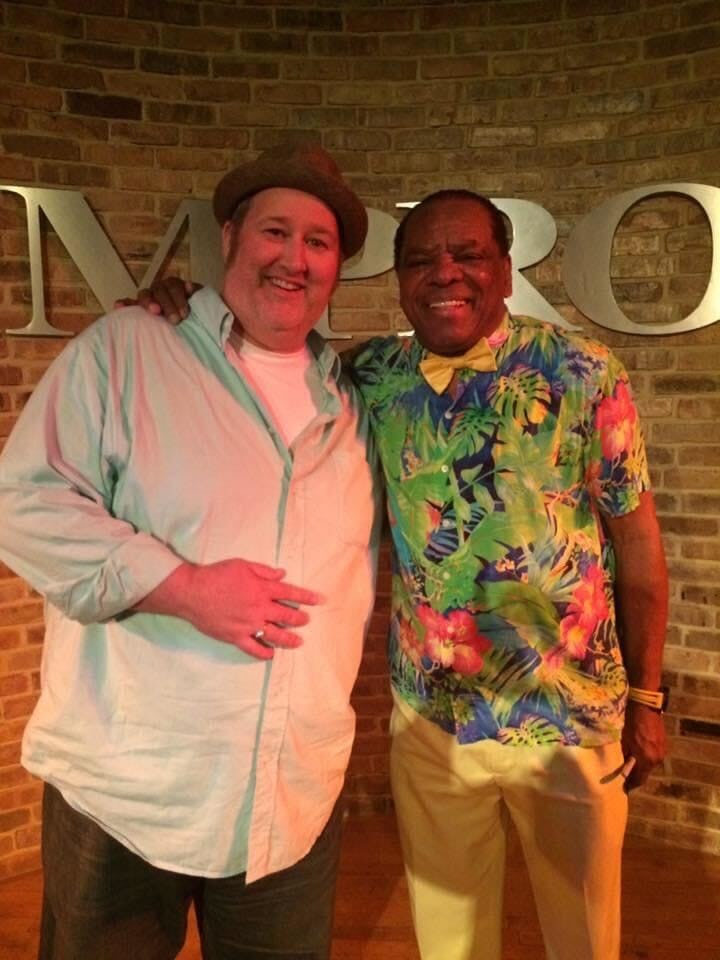 David Wingfield and Charlie Murphy at a comedy show