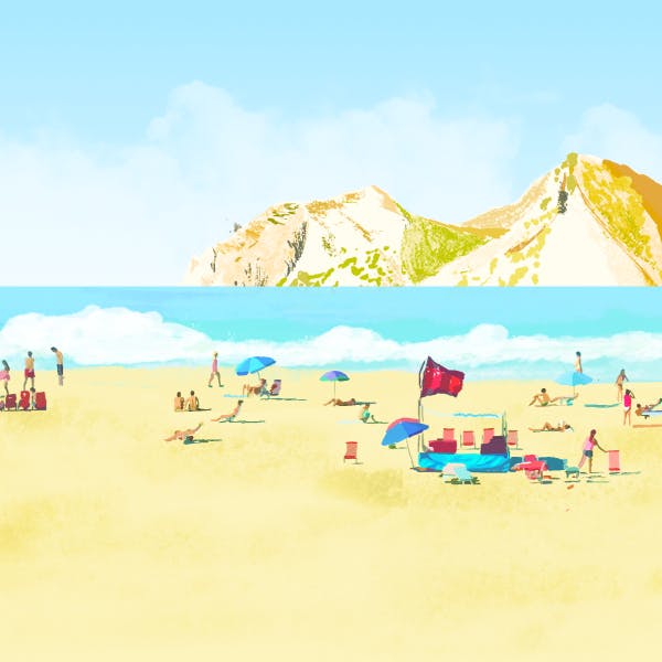 Beach illustration