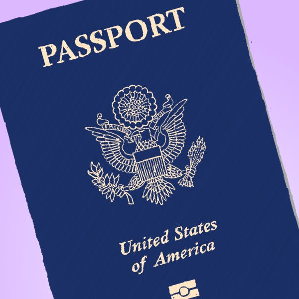 Illustration of a U.S. Passport