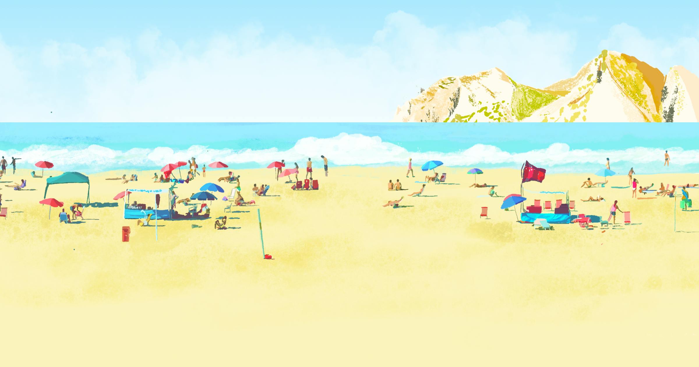 Beach illustration