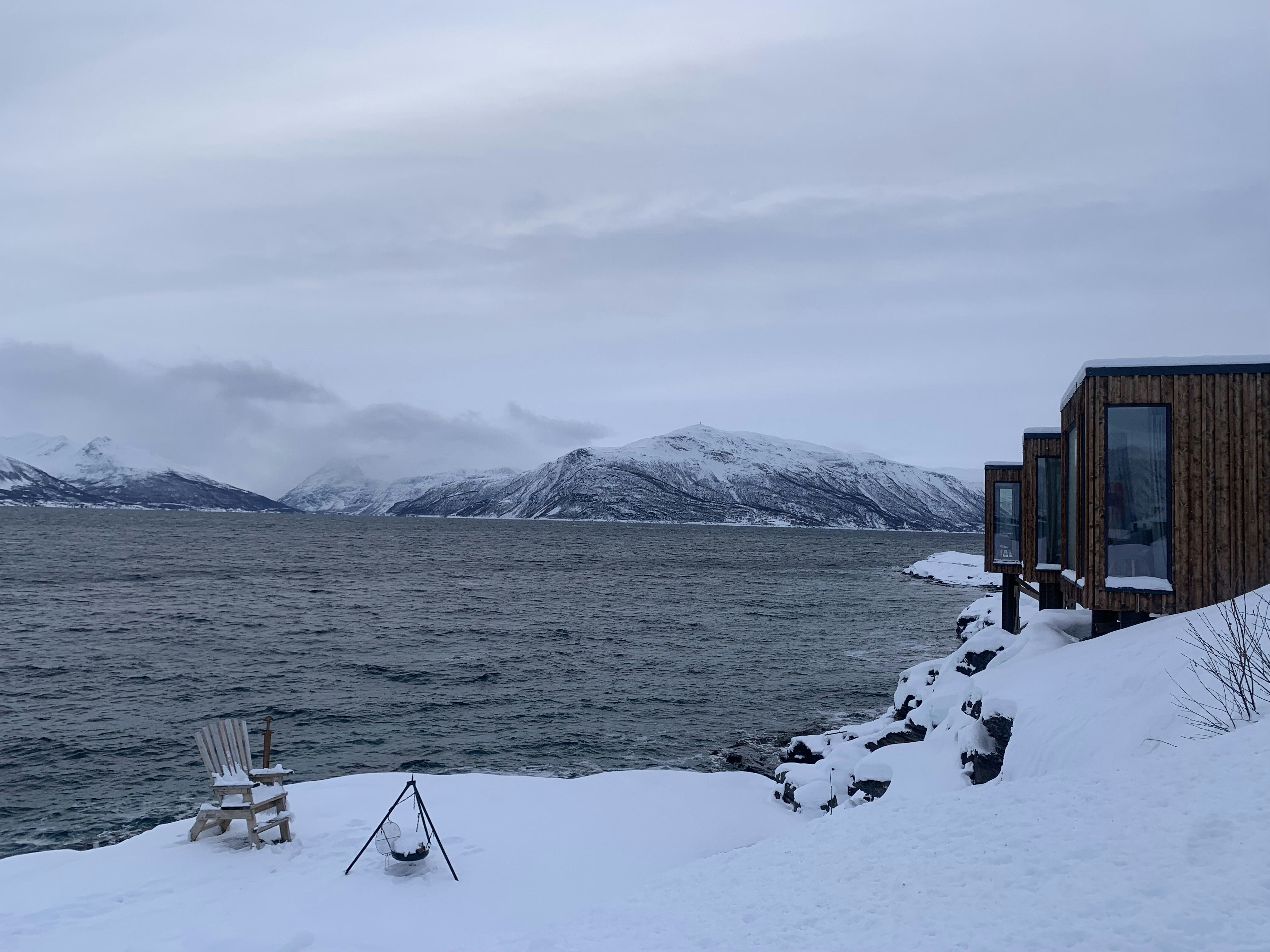 Aurora Fjord Cabins, Lyngen, Norway.