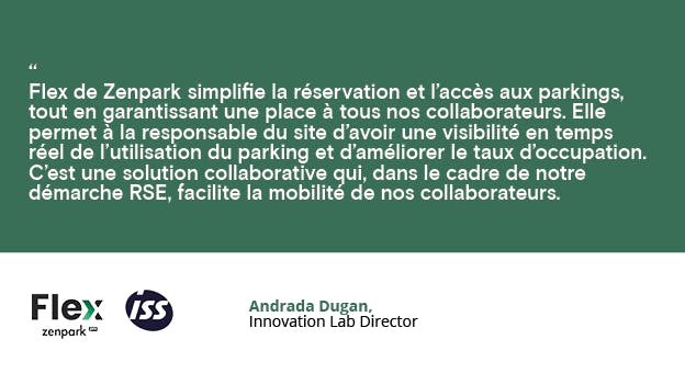 Verbatim ISS , parking entreprise , satisfaction client