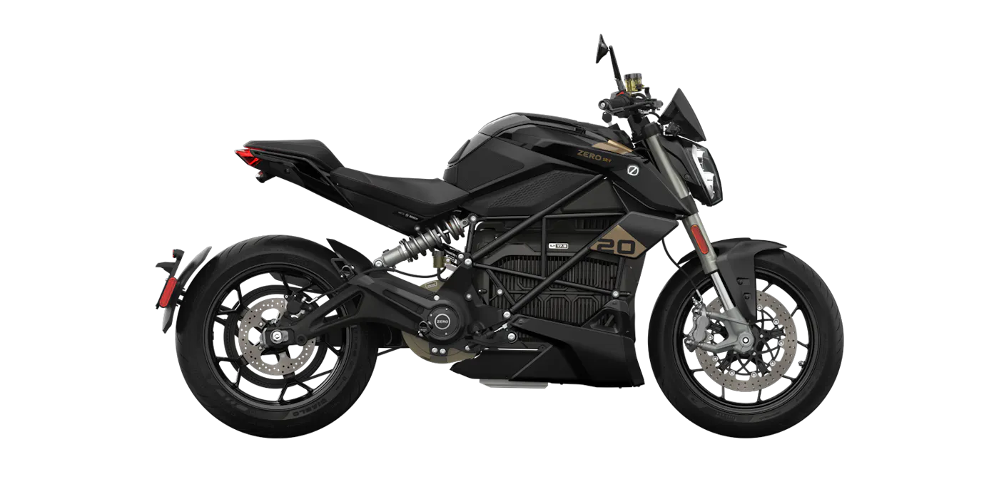 Zero SR/F 20th Anniversary Limited Edition in Jet Black with gold details