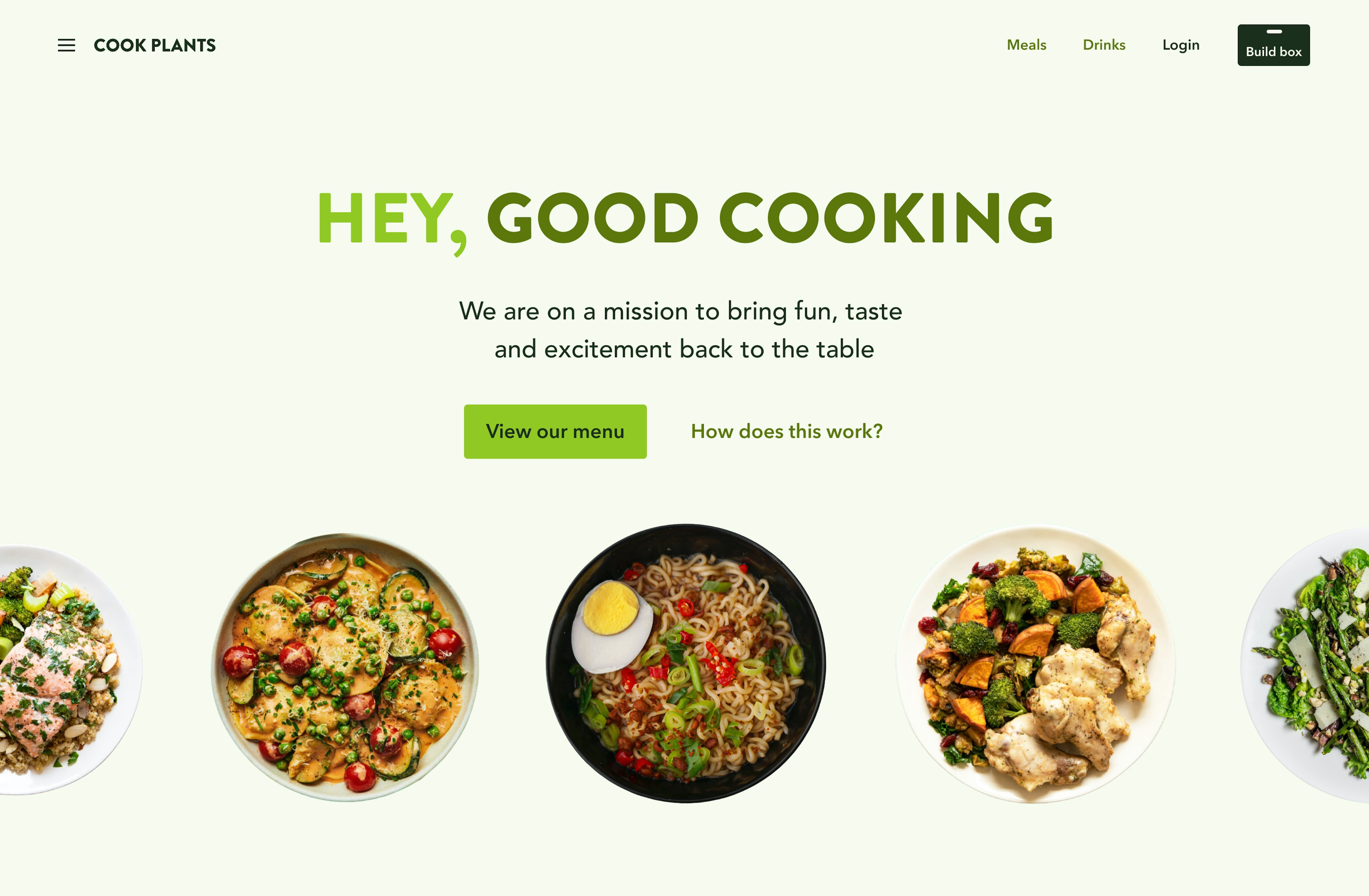 Cook Plants homepage