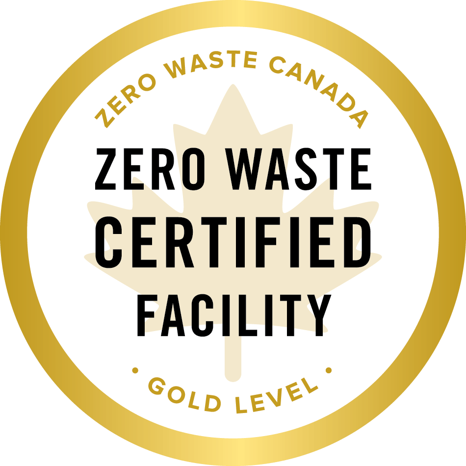 Zero Waste Canada Certified Facility Gold Badge