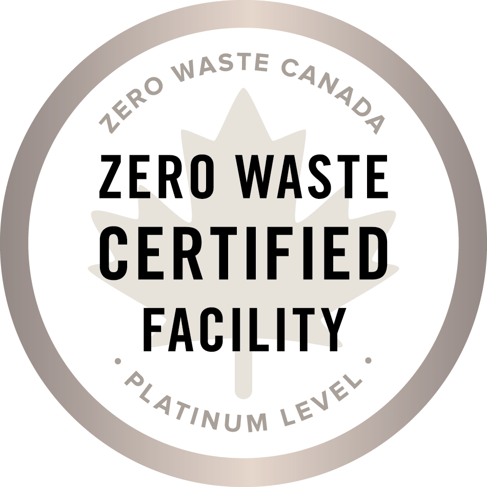 Zero Waste Canada Certified Facility Platinum Badge