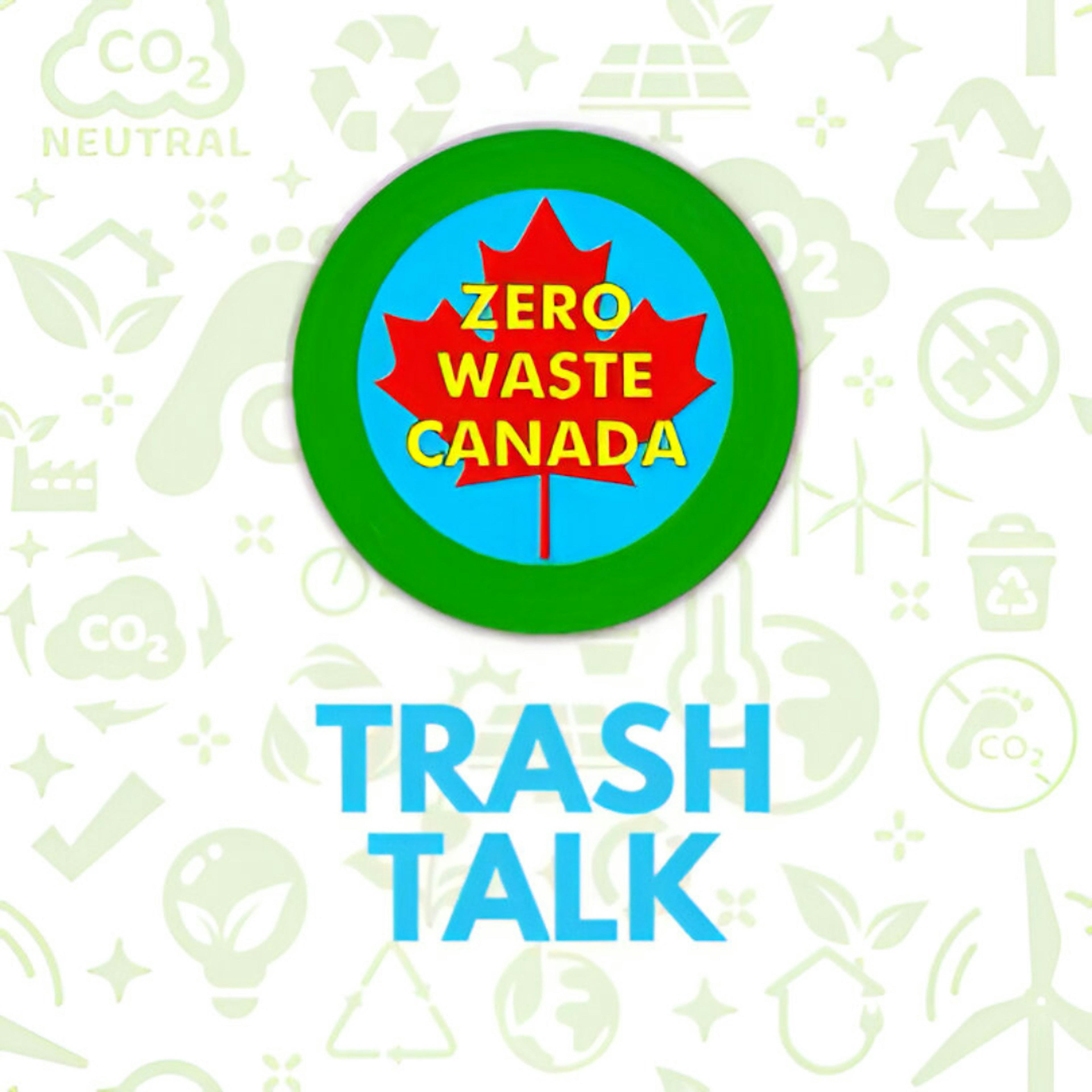 Zero Waste Canada Trash Talk Logo 2025