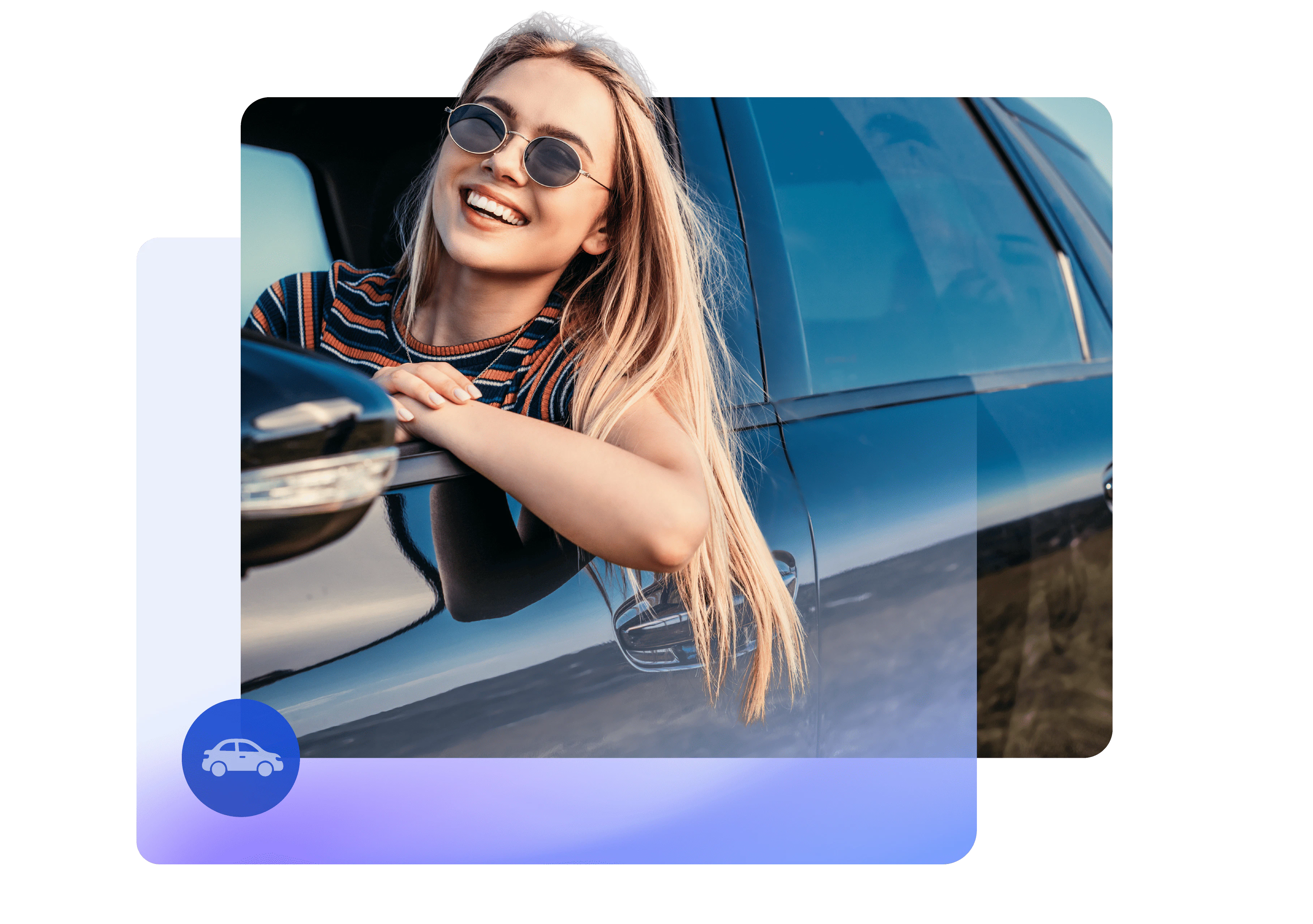 Zeta Industries Page Image 2 - woman driving car