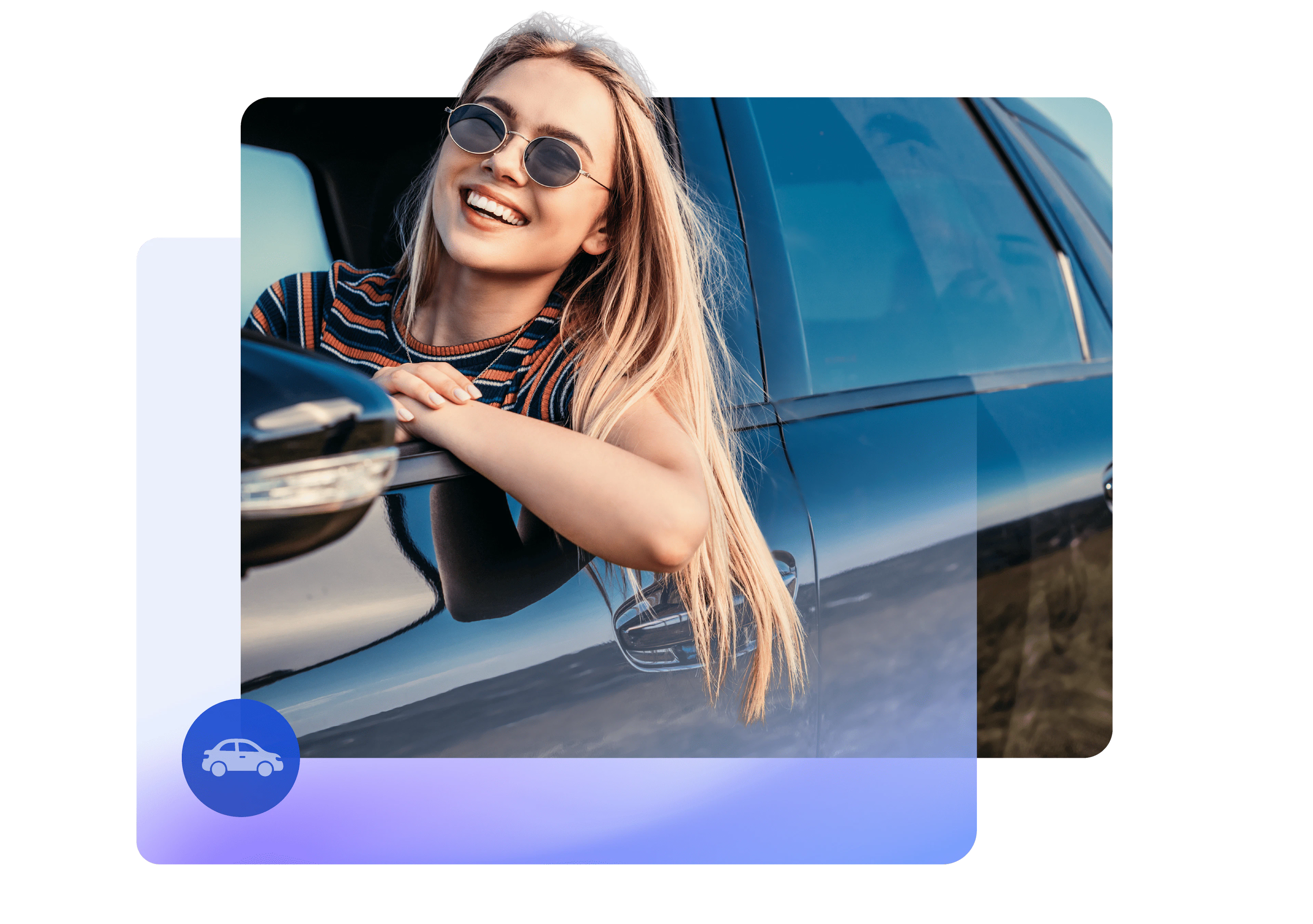 Zeta Industries Page Image 2 - woman driving car