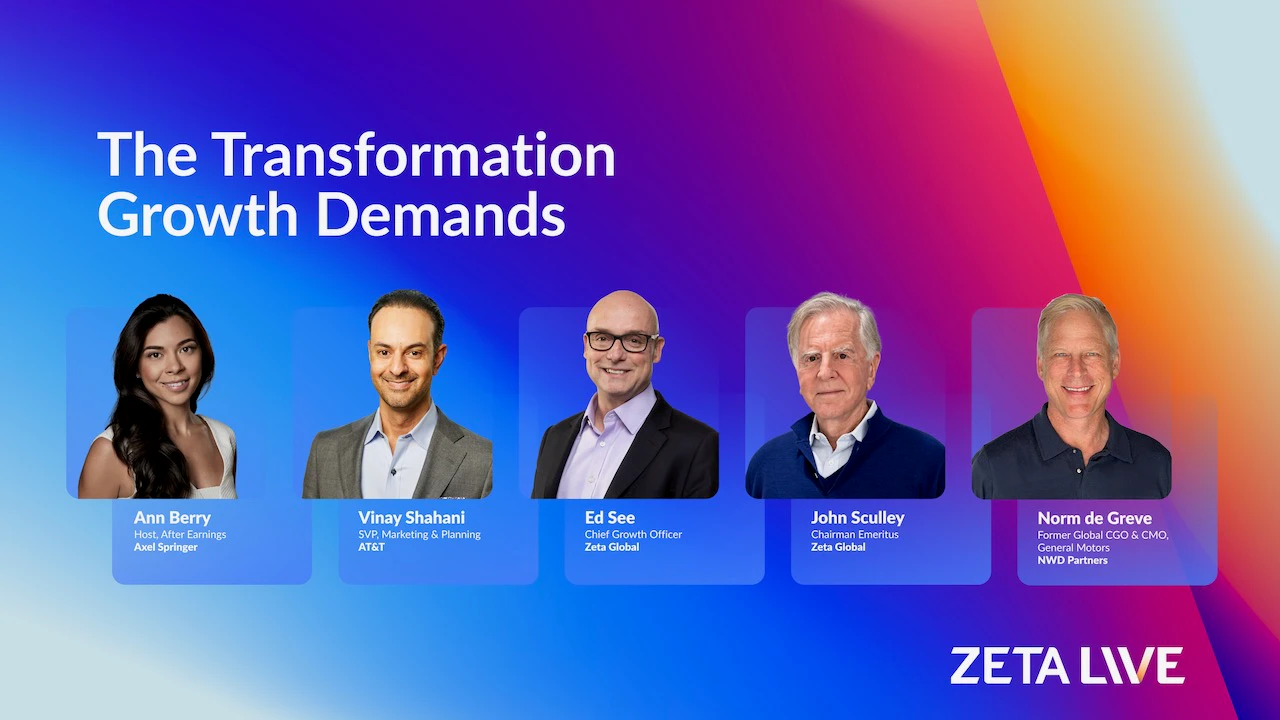 Zeta Live 2026 - the transformation growth demands session
