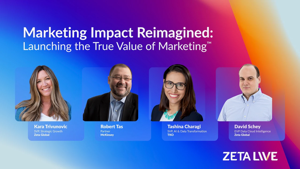 Zeta Live 2026 - true value of marketing session image