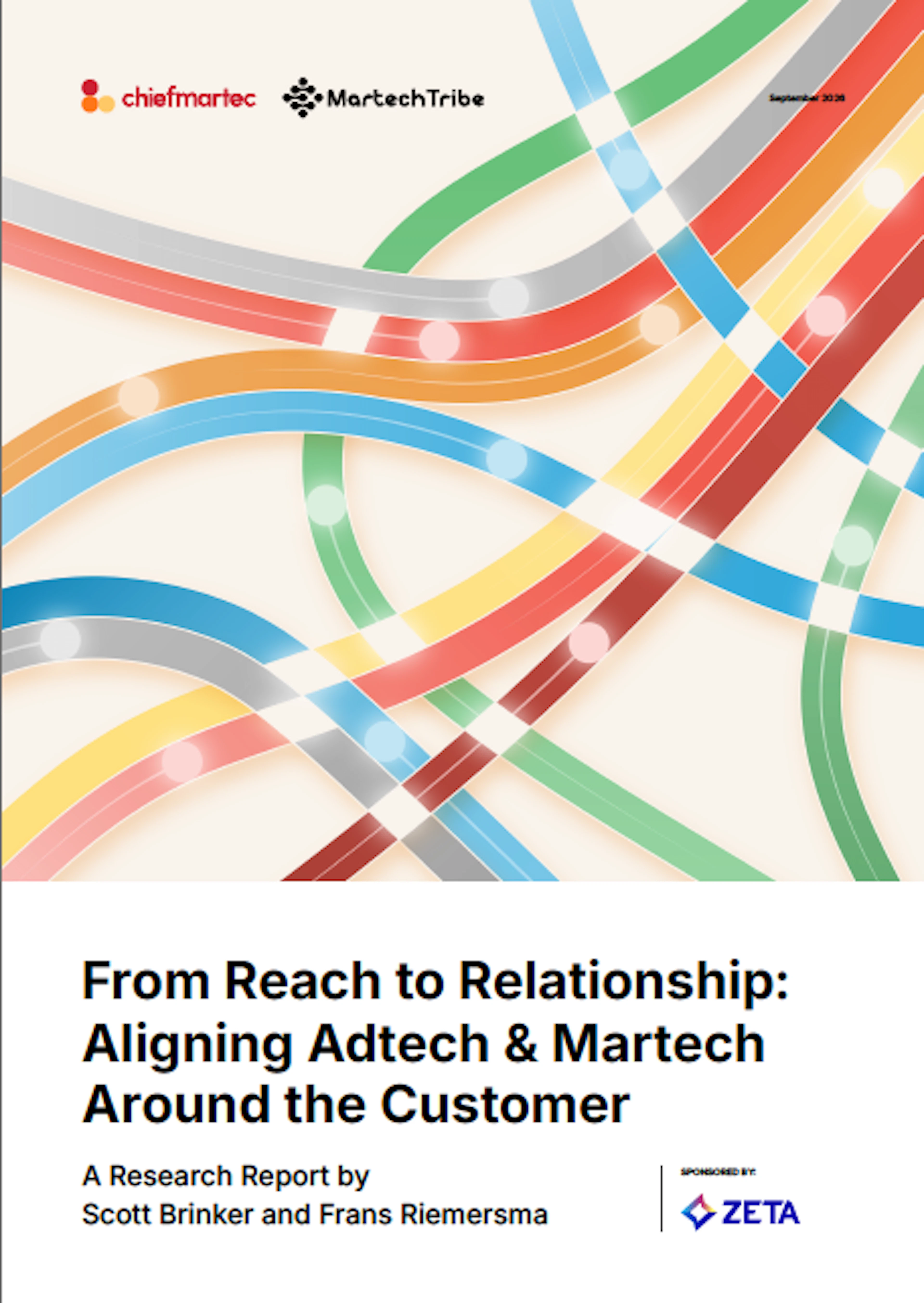 Cover image of chiefmartech report, From Reach to Relationship: Aligning Adtech & Martech Around the Customer