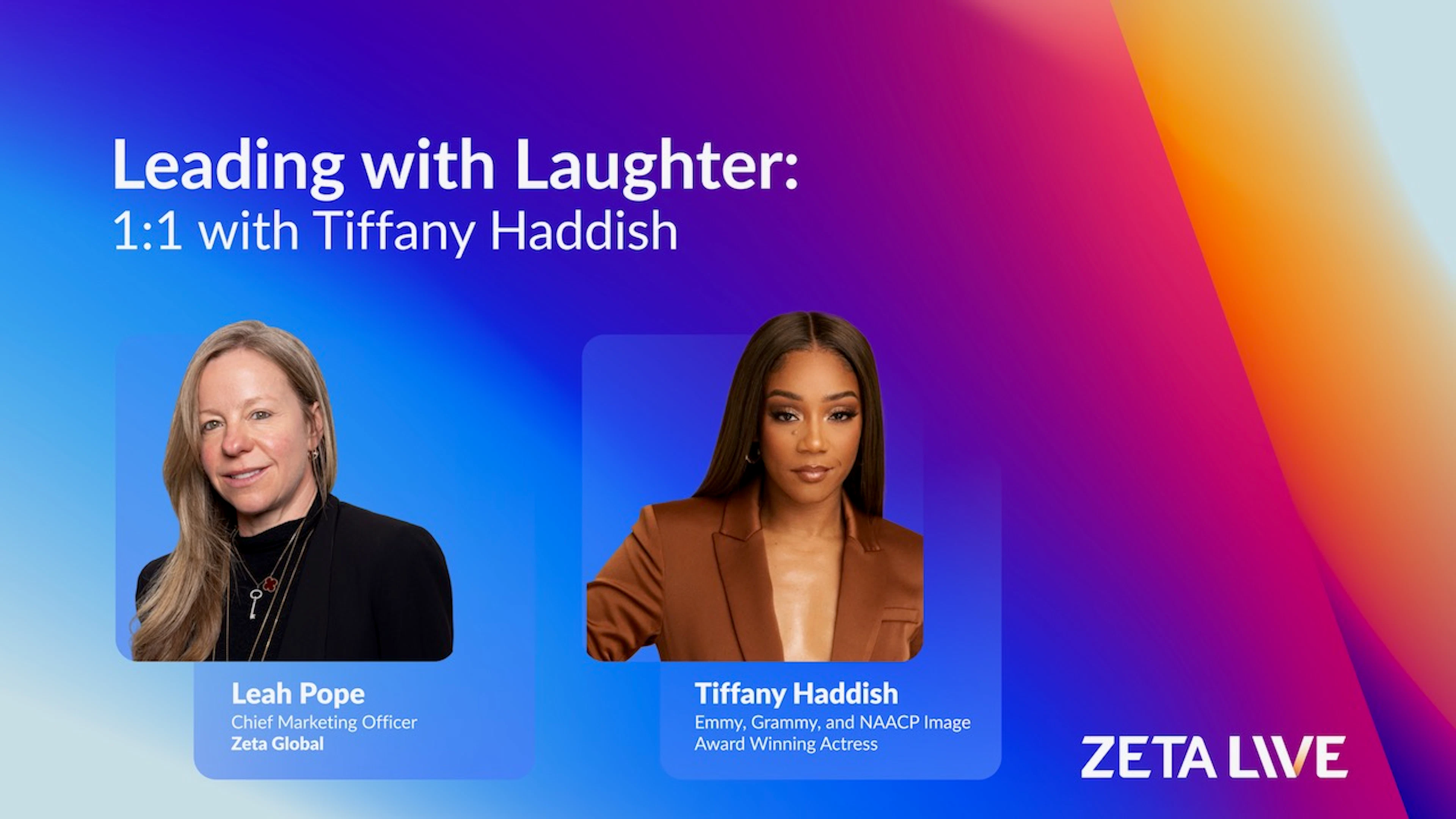 Zeta Live 2026 - Leading with Laughter session image