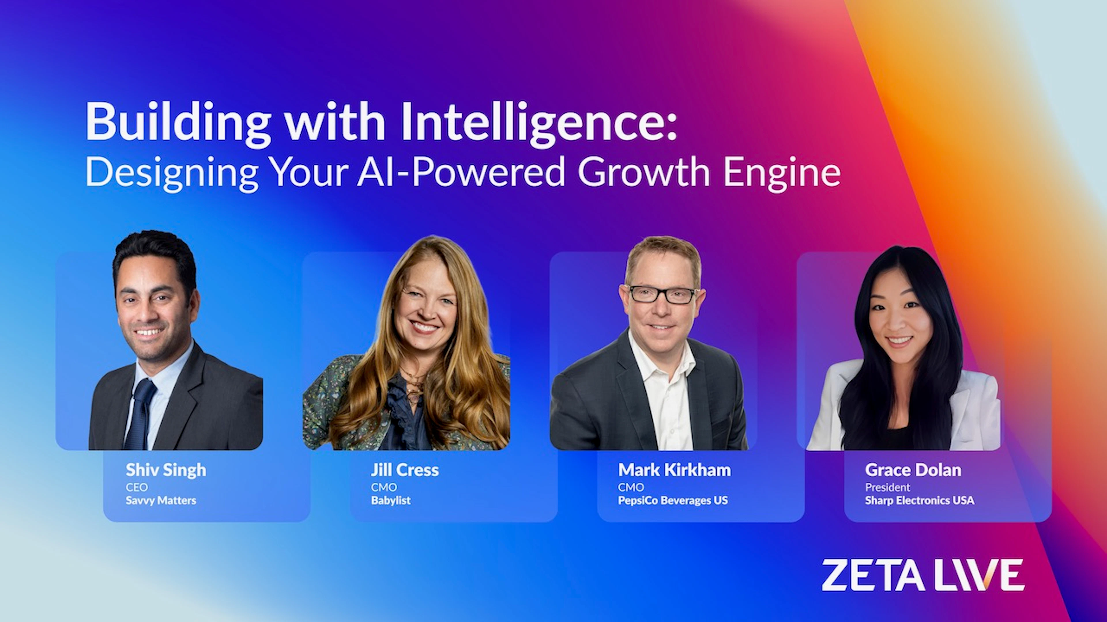 Zeta Live 2026 - building with intelligence session card