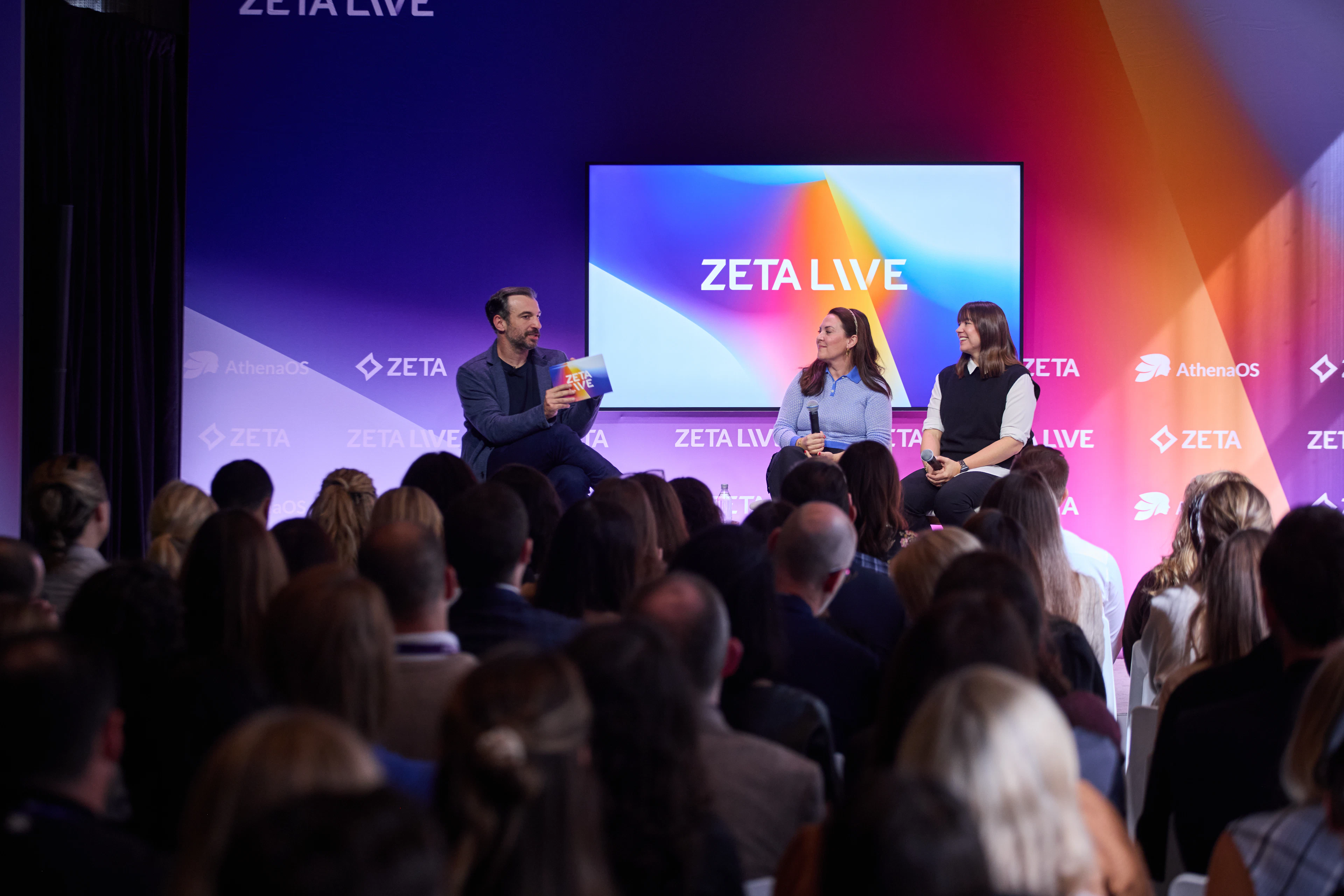 Agency Reimagined panel onstage at Zeta Live 2026