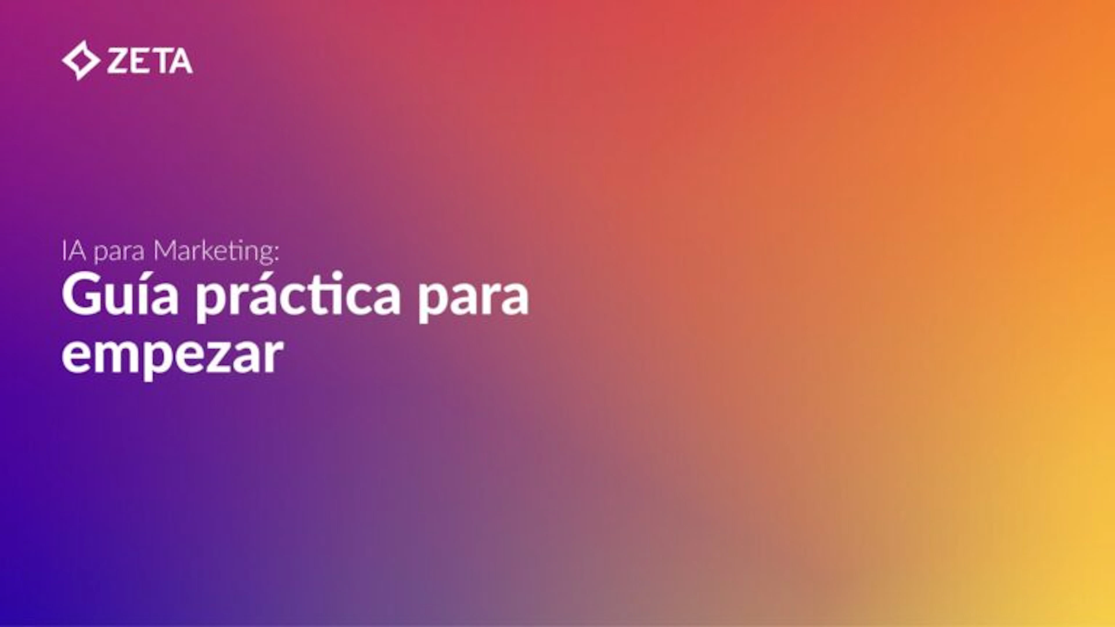 IA para Marketing: Guía práctica para empezar