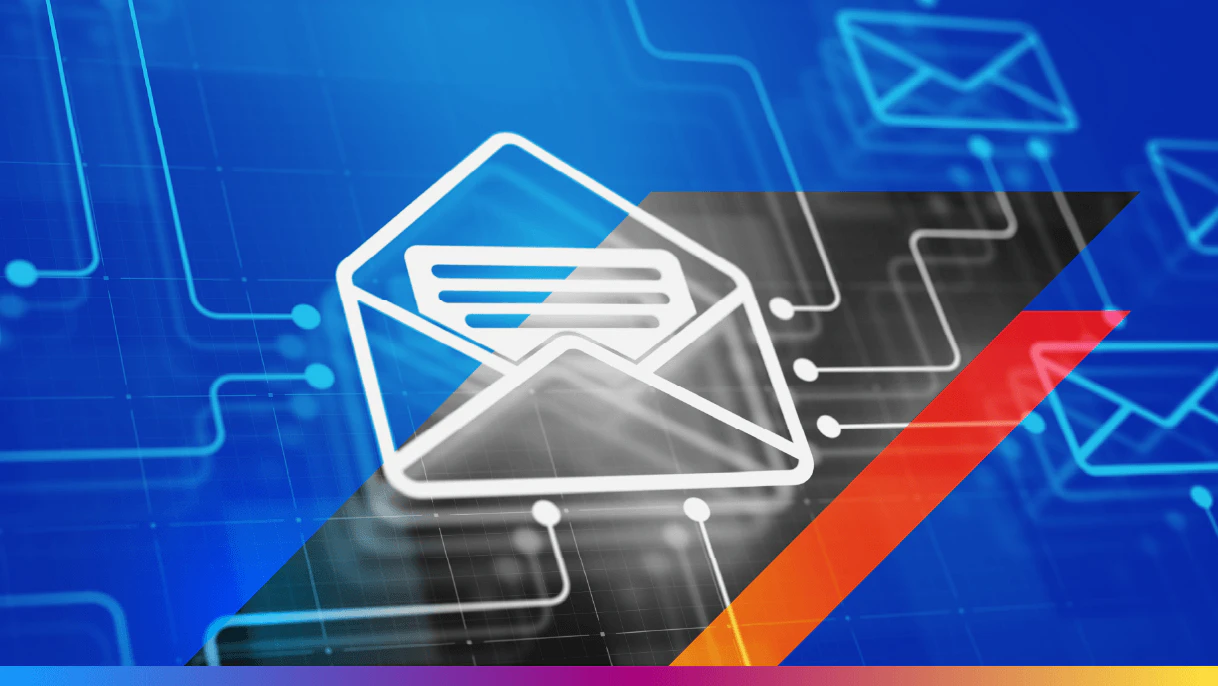 blue graphic with email icon - used to promote the Q1 2026 Forrester EMSP Wave