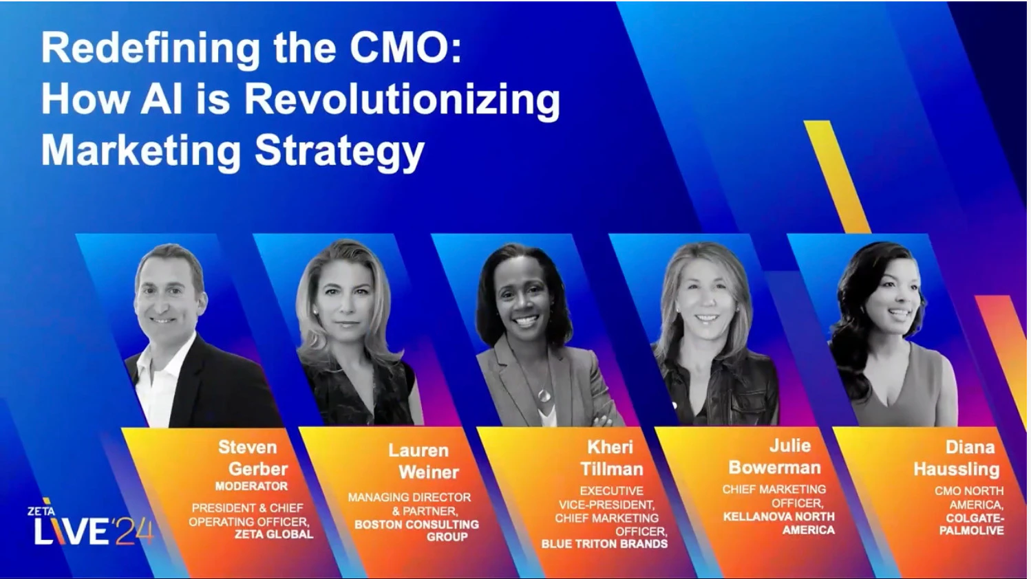 Graphic: Redefining the CMO - Zeta Live 2024