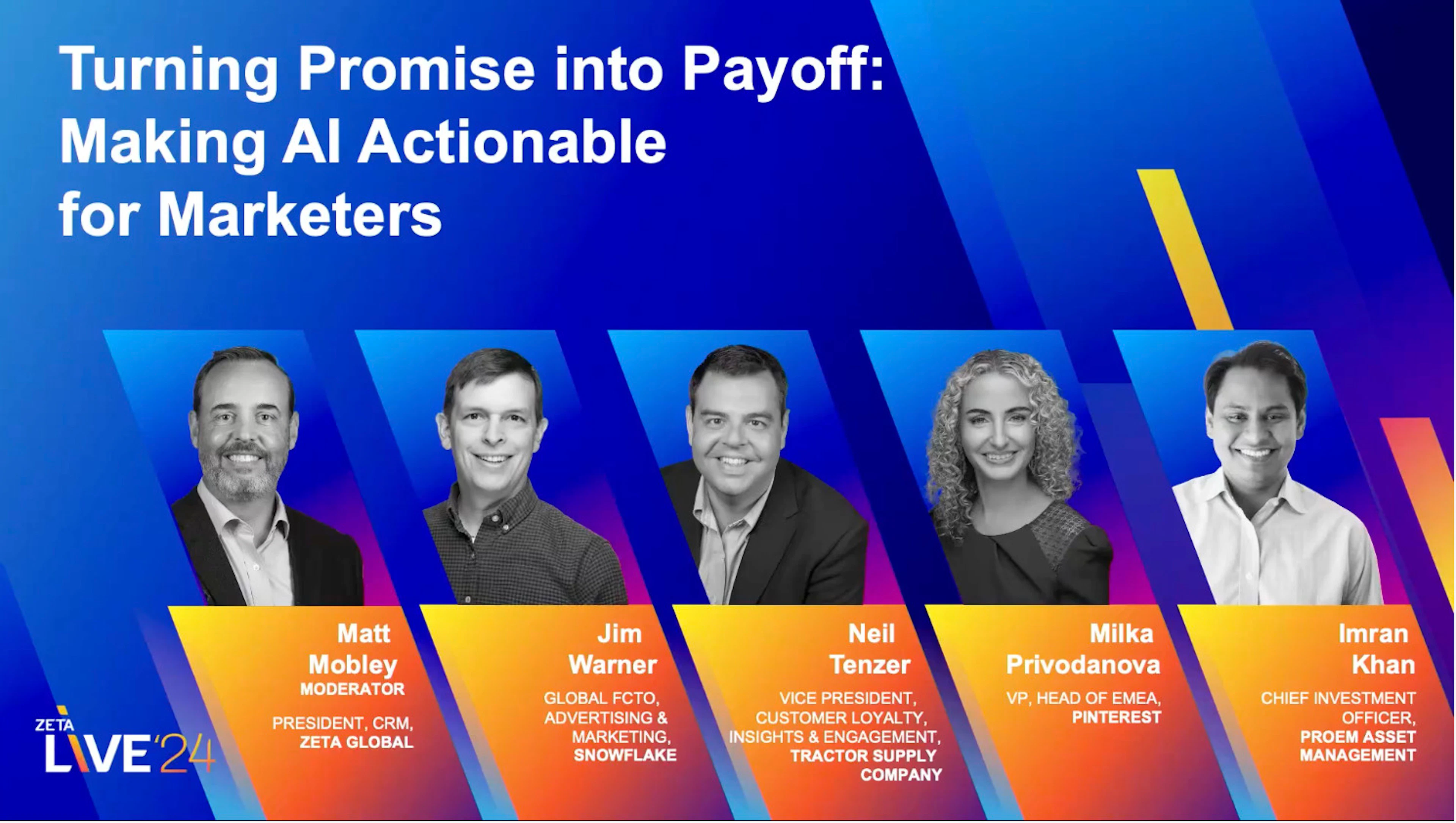 Graphic: Making AI actionable for marketers - Zeta Live
