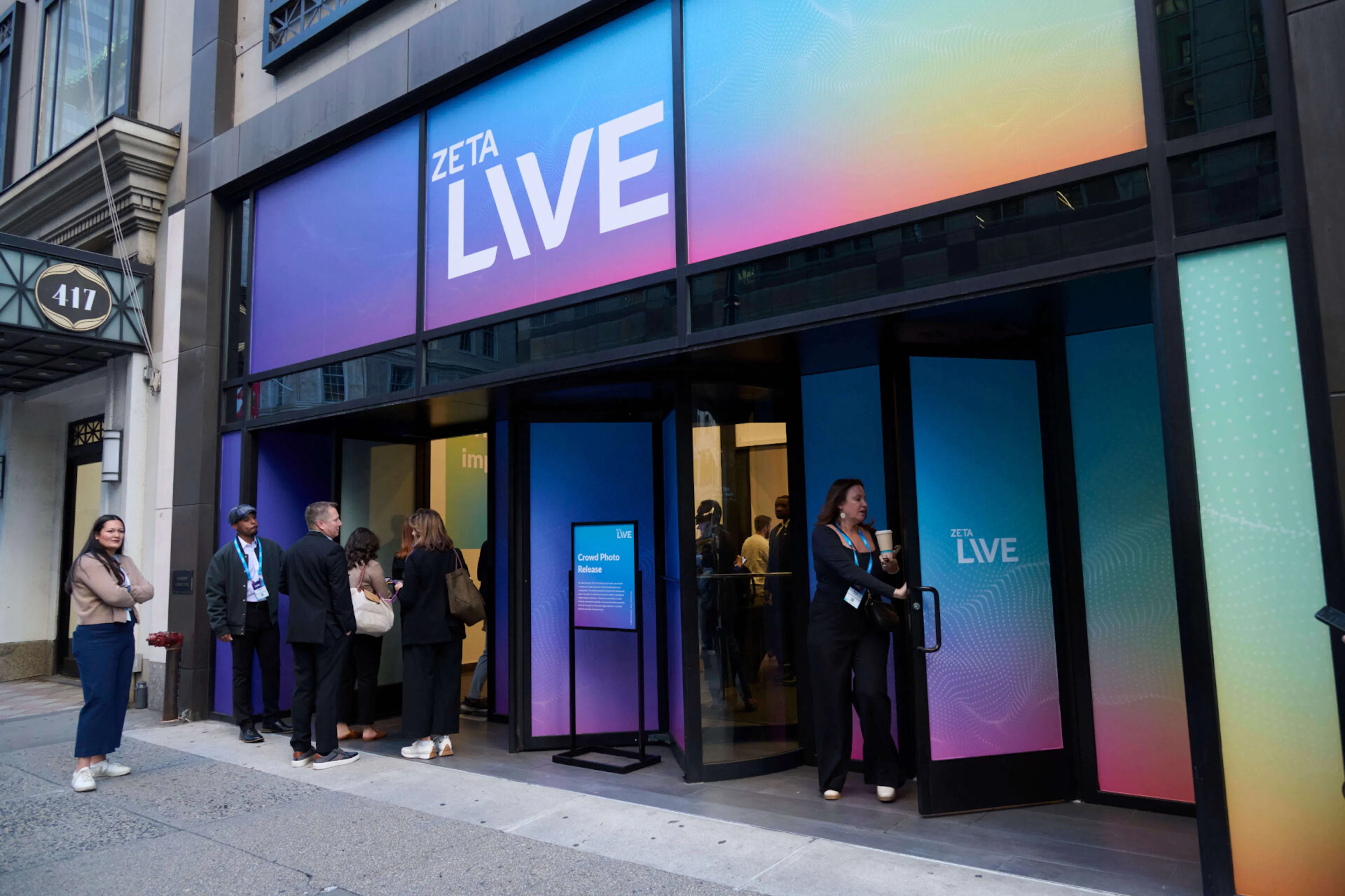photo of the entrance to Zeta Live 2025