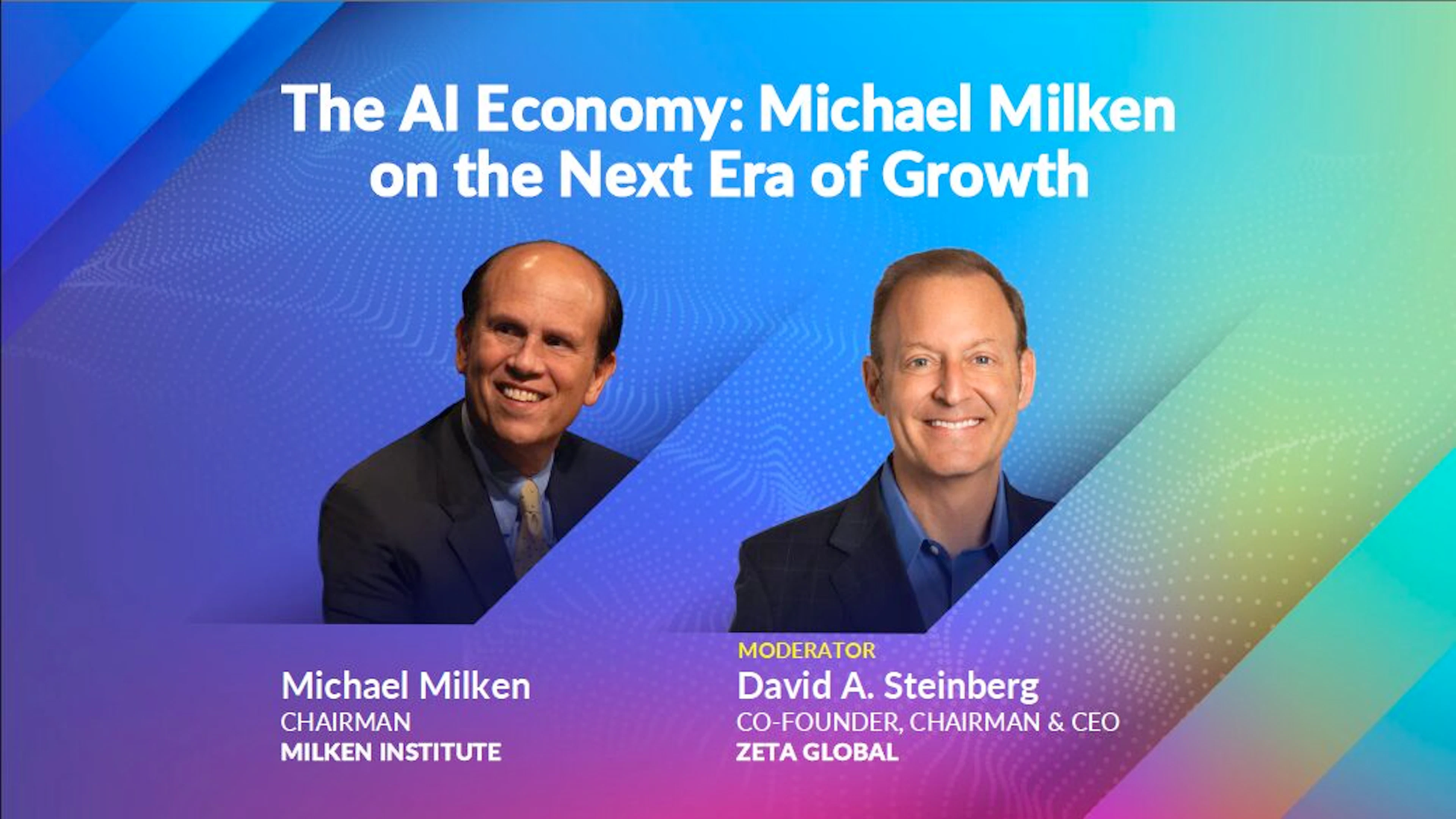 Michael Milken AI session thumbnail