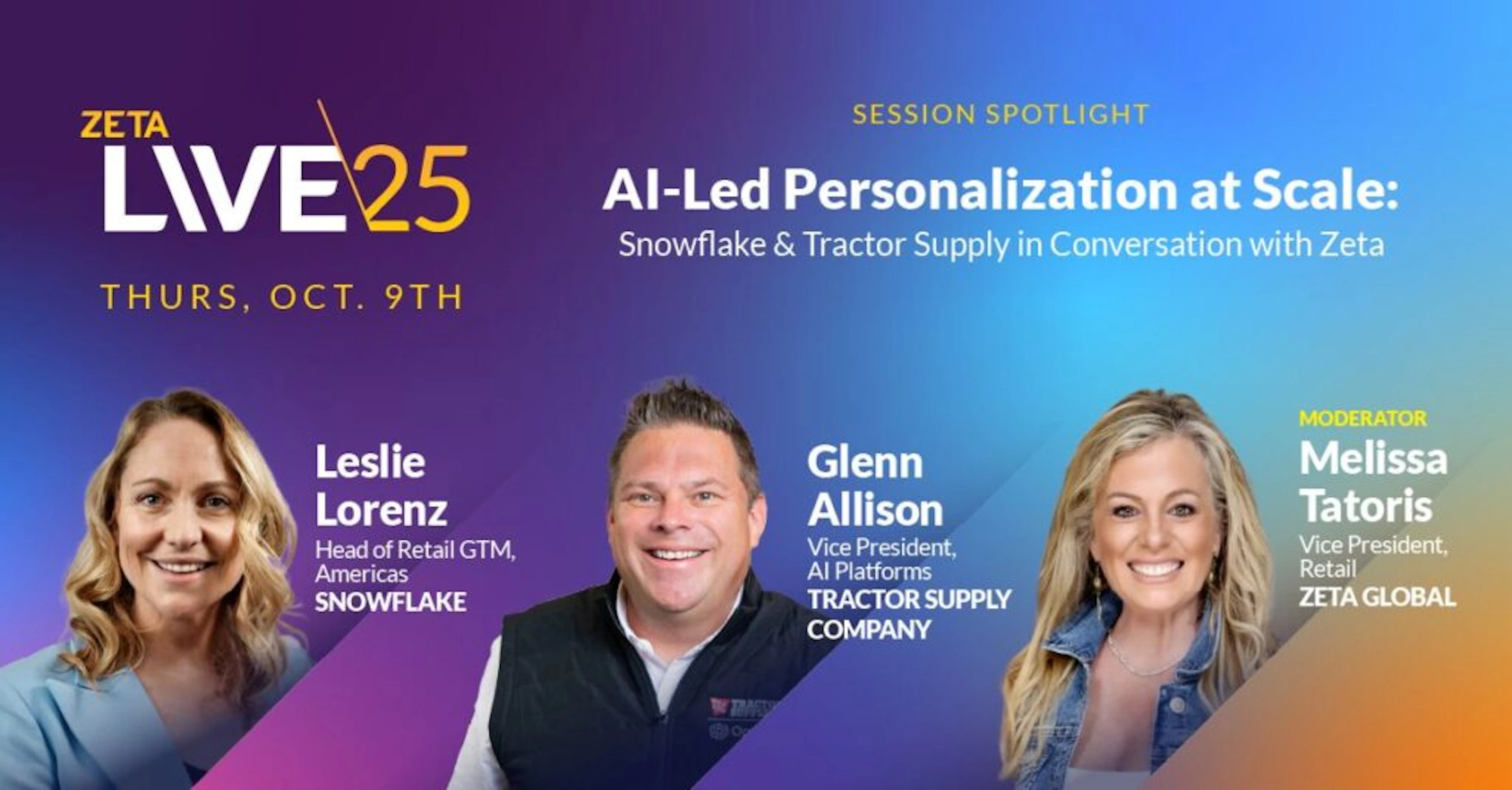 Tractor Supply + Zeta + Snowflake customer story session - Zeta Live 2025