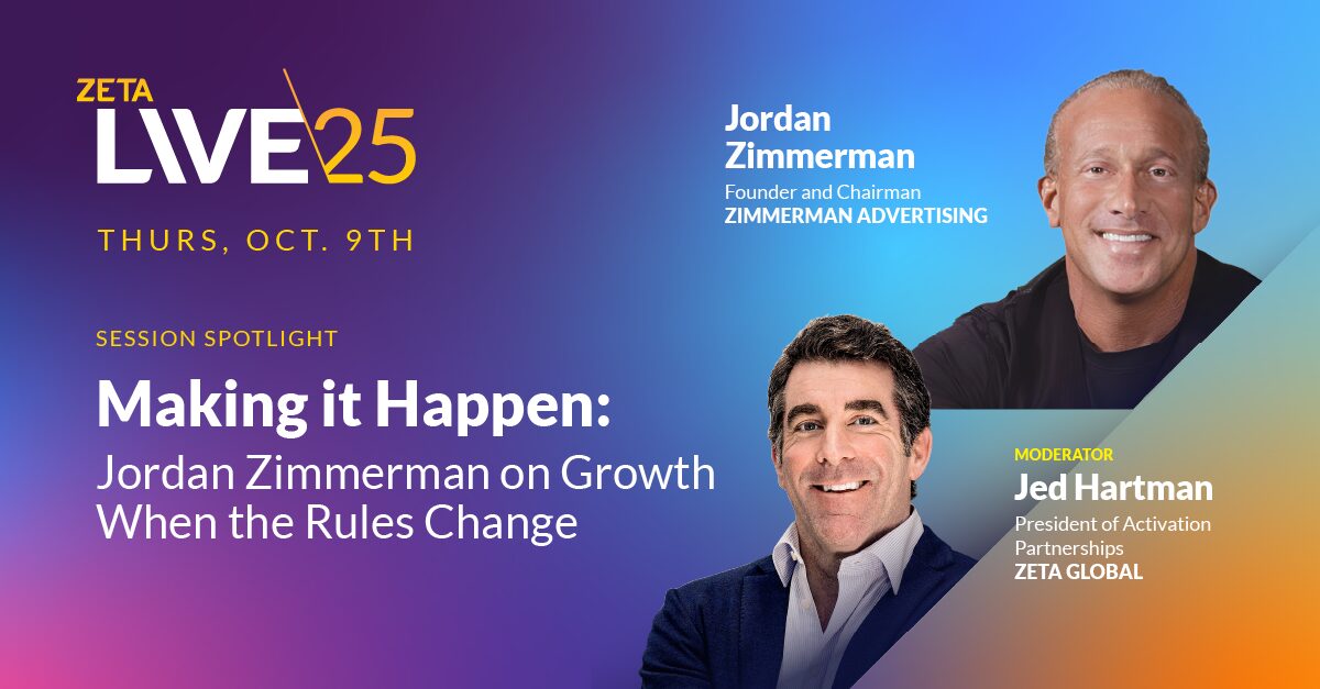 Jordan Zimmerman: Growth as the Rules Change | Zeta Live 2025