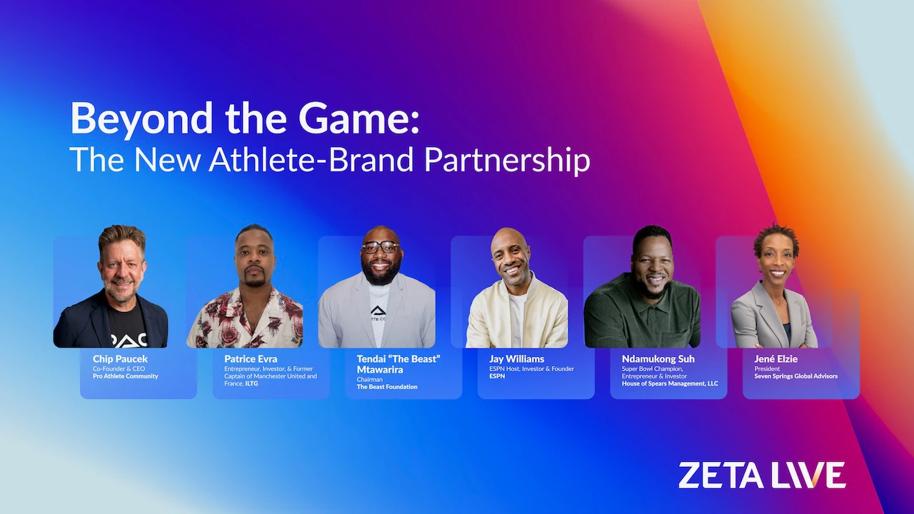 Zeta Live 2026 - athlete-brand partnership session image