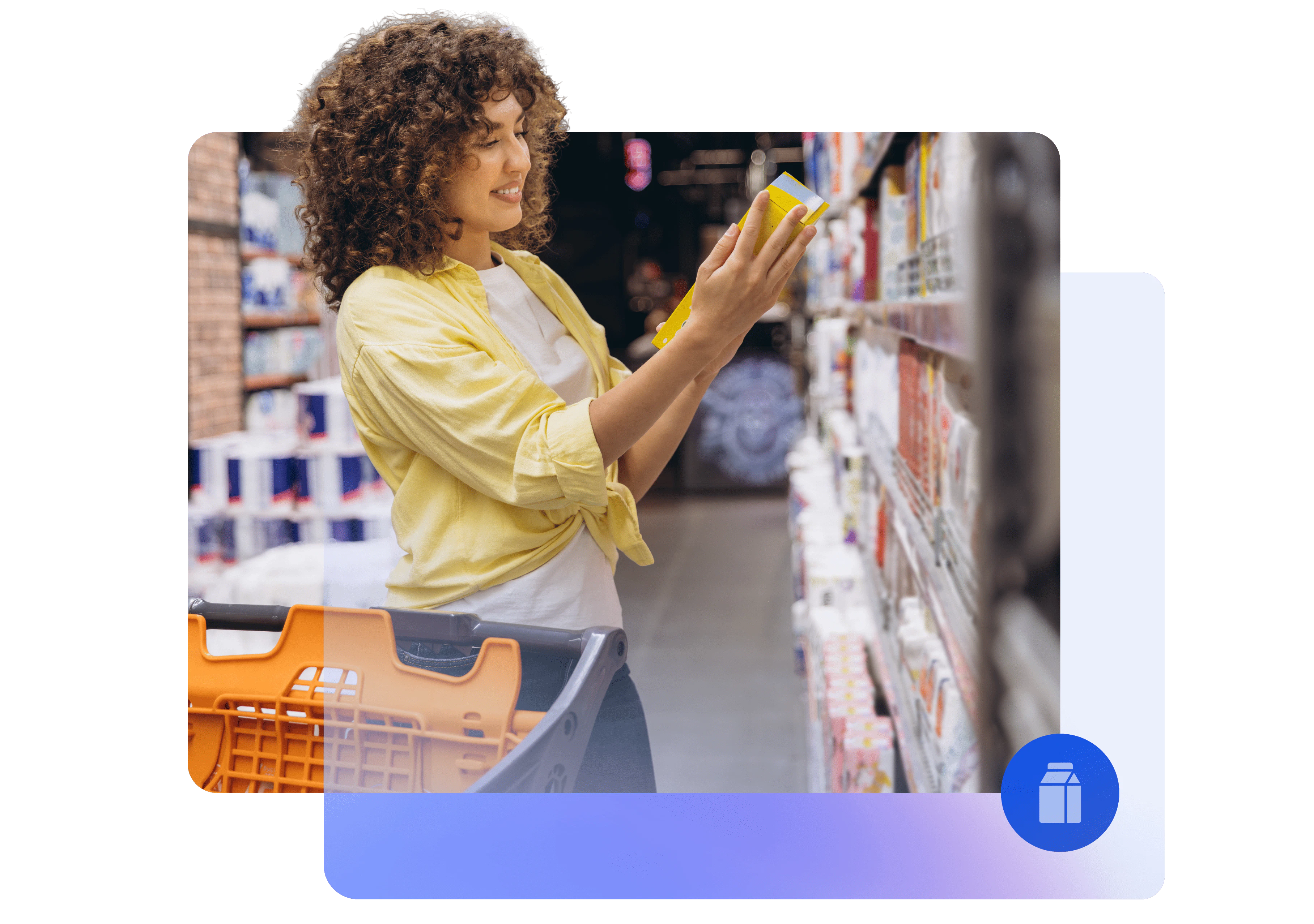 Zeta Industries Page Image 1 - woman shopping in a supermarket
