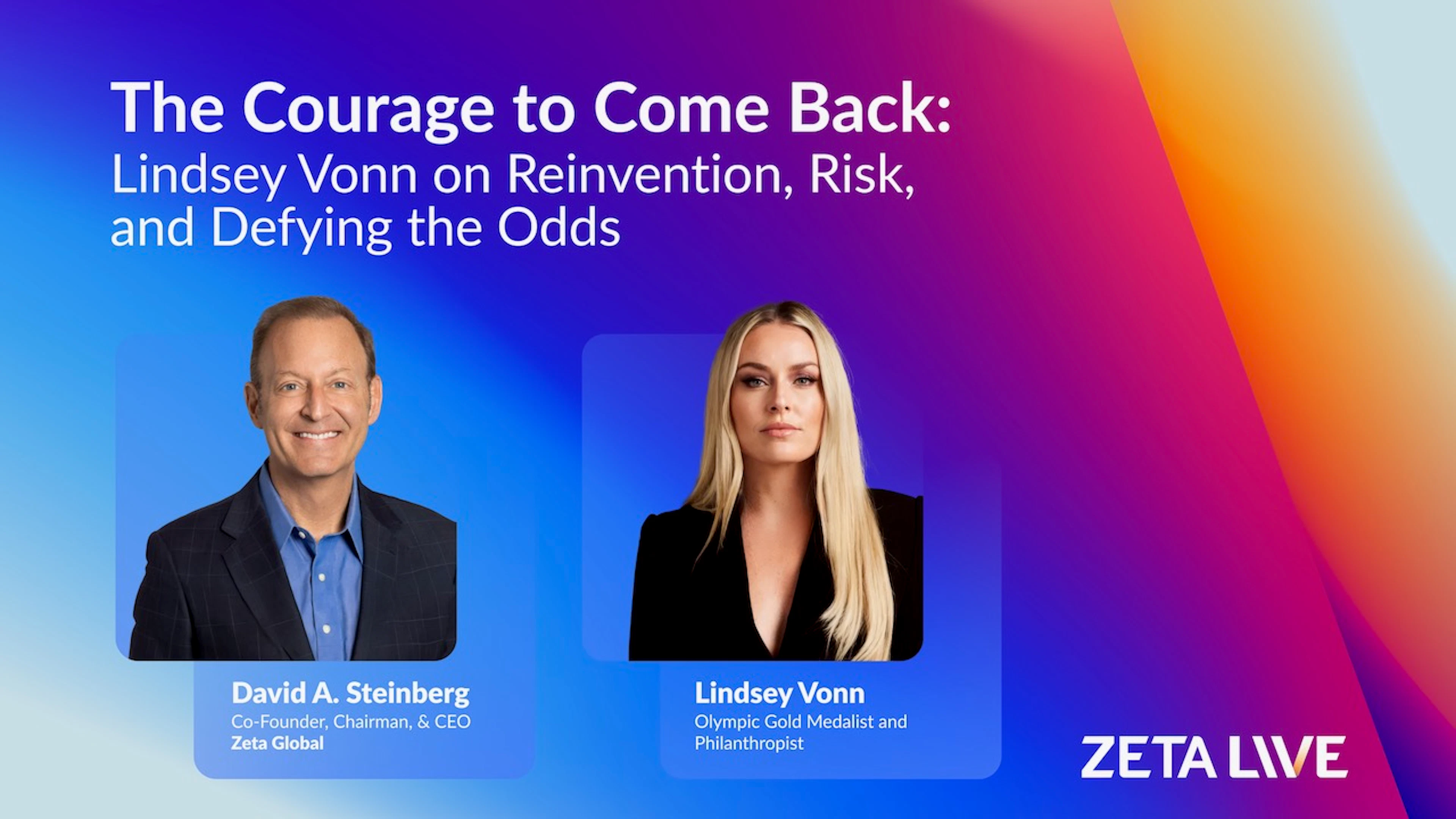 Zeta Live 2026 - session image for Lindsey Vonn photo