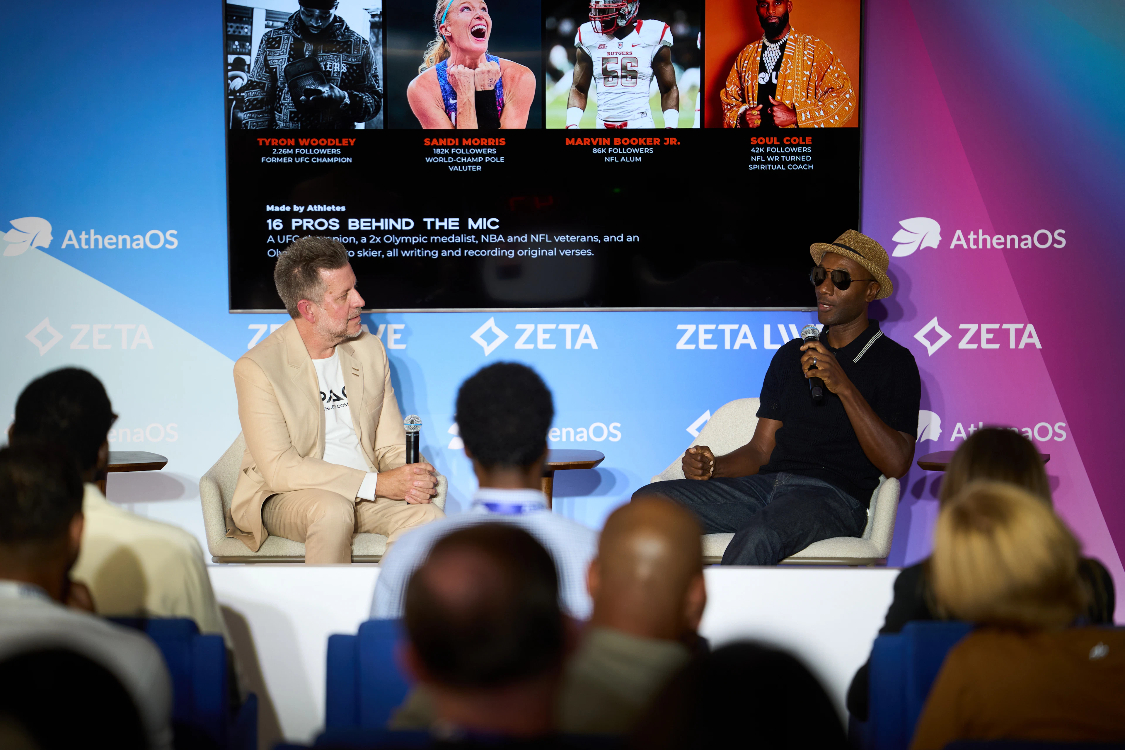Aloe Blacc onstage at Zeta Live 2026