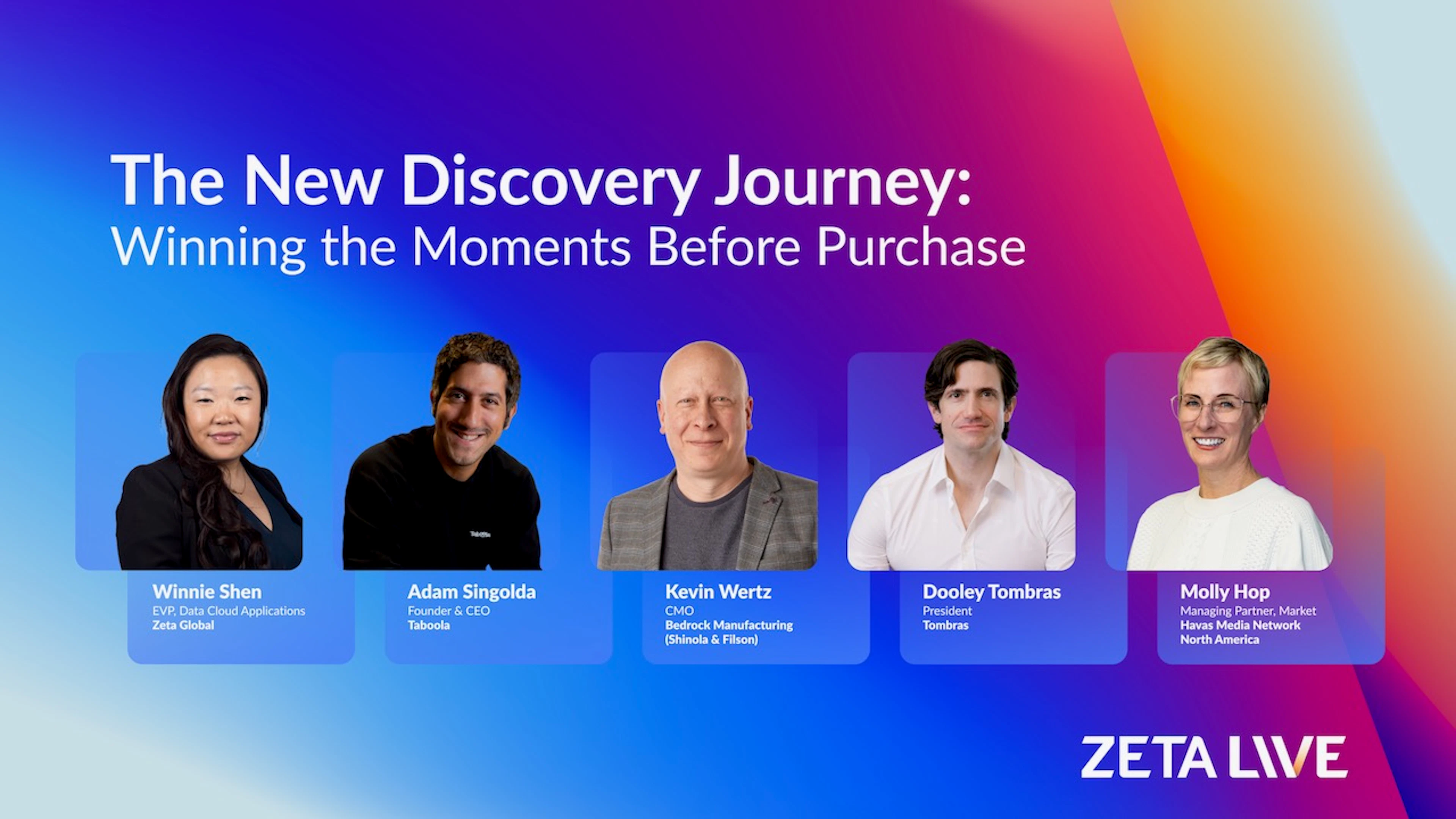 Zeta Live 2026 - new discovery journey session image