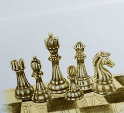 Luksusowe szachy na zamówienie wykonane ze złota