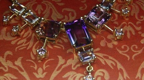 Фрагмент готового ожерелья