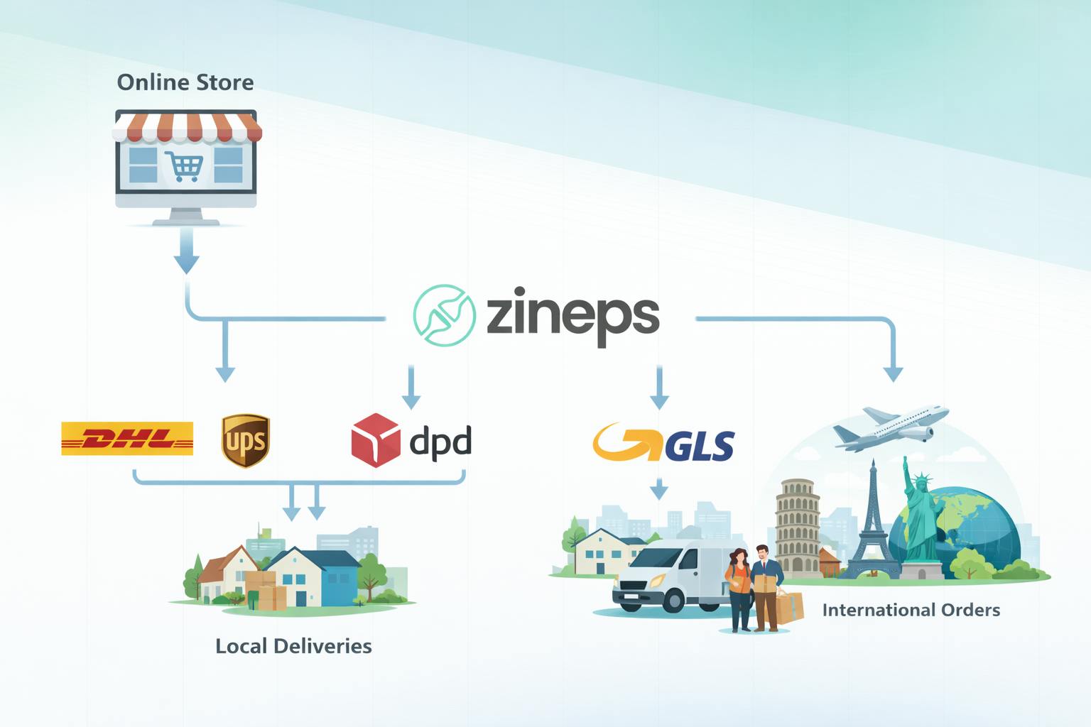 Wat is Multi-Carrier Shipping? Complete Gids voor Ecommerce