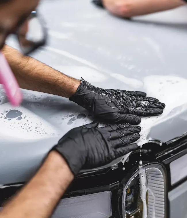 Xpel installation on a Rivian vehicle