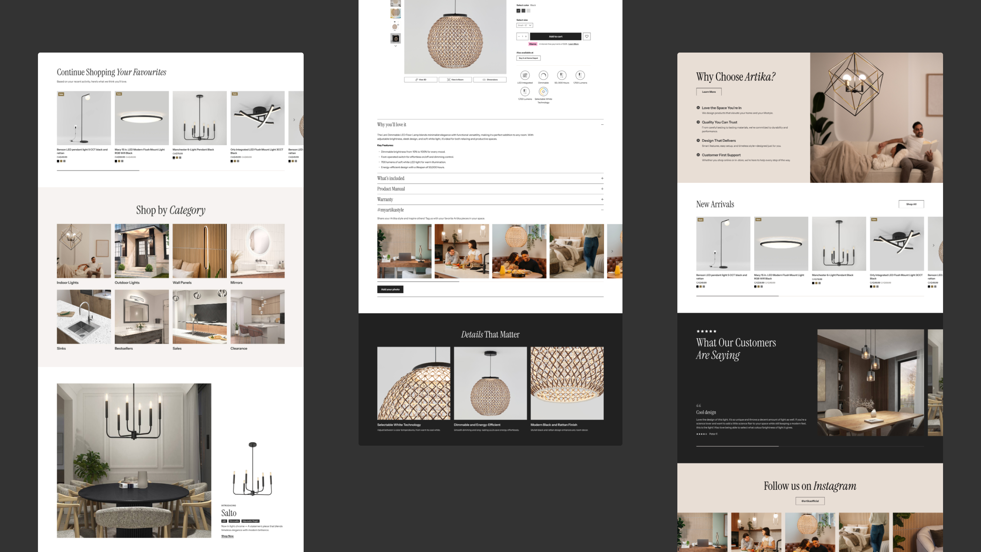 Website gallery Artika