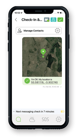 ZOLEO Check-in Messaging App