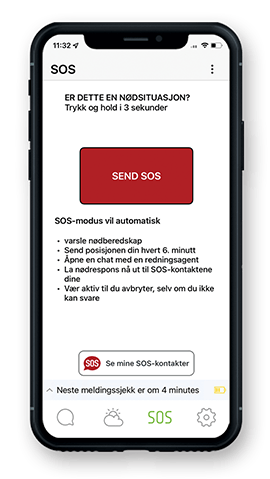 ZOLEO SOS Emergency App Screen