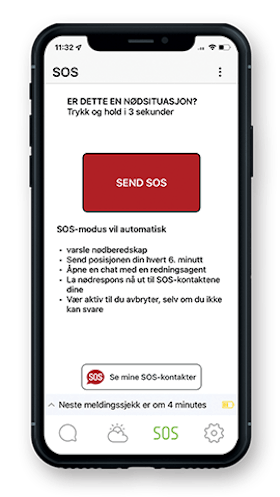 ZOLEO Emergency SOS App Screen