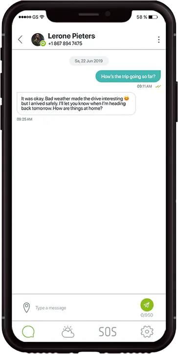 Global two-way messaging (text/SMS, email and app-to-app)