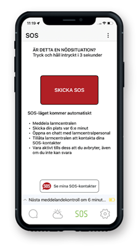 ZOLEO Emergency SOS App Screen