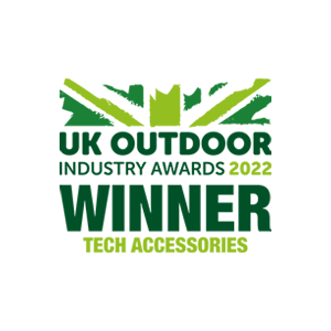 Winner of the UK Outdoor Industry award for Best Tech Accessory