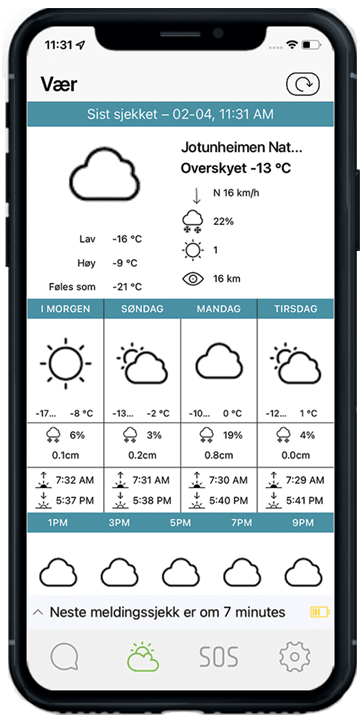 On-demand accurate weather forecasts