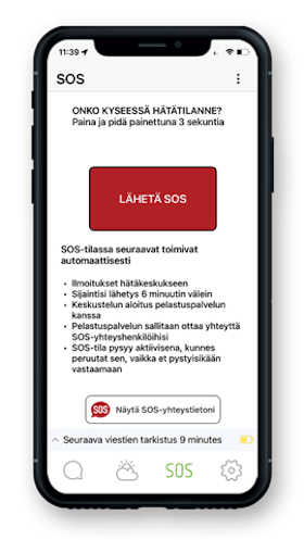 ZOLEO Emergency SOS App Screen
