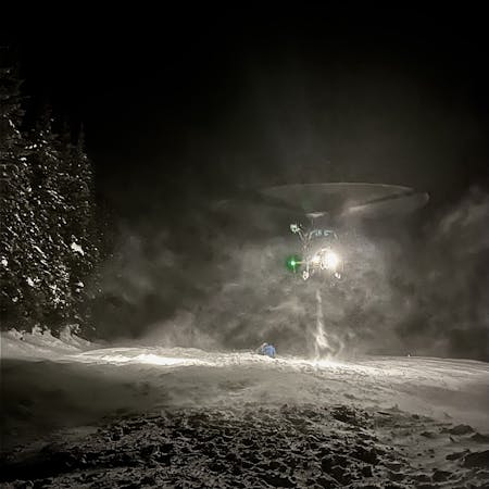 Life-Threatening Snowmobile Crash in Deep Snow