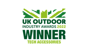 Winner of the UK Outdoor Industry award for Best Tech Accessory