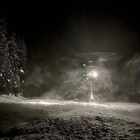 Life-Threatening Snowmobile Crash in Deep Snow