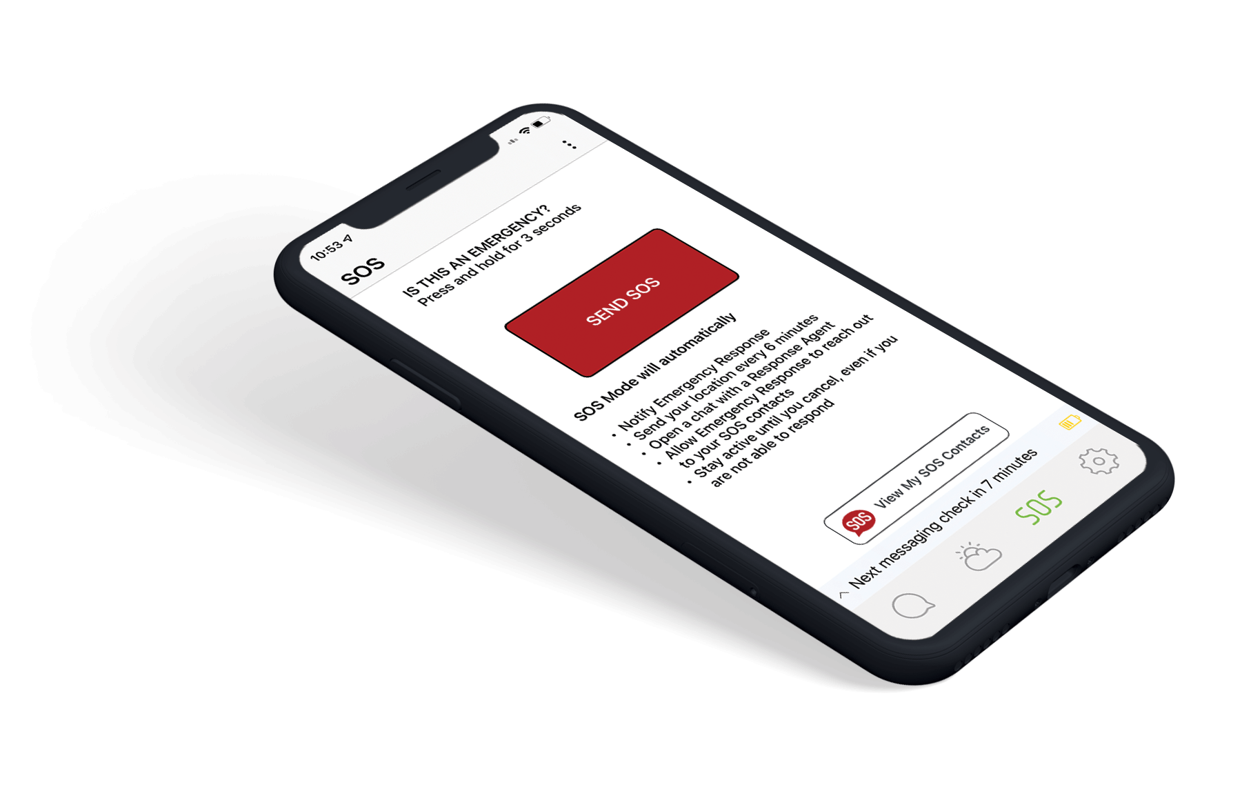 ZOLEO SOS App features