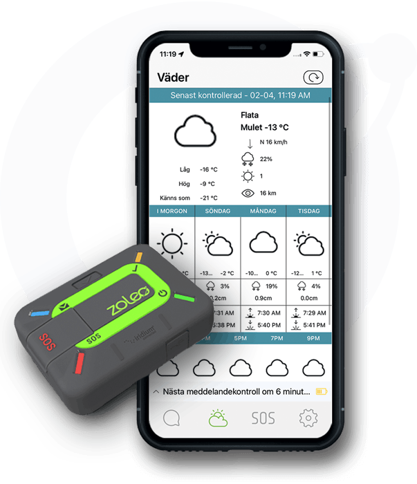 ZOLEO Weather Forecasts